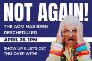 Read more about the article AGM Rescheduled (again)